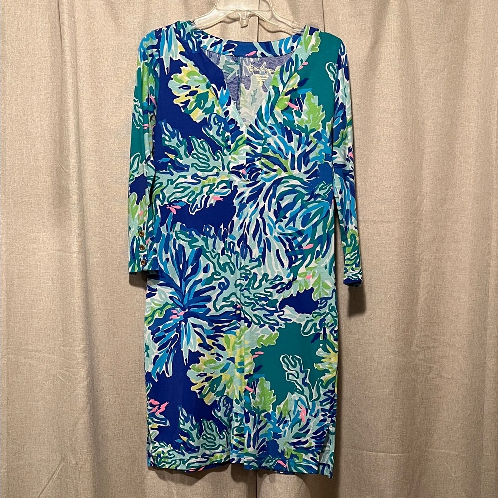 Lilly Pulitzer Wade and Sea Riva Pima Cotton Dress Size Small